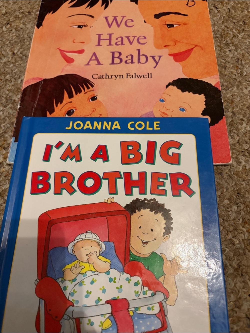 Set of 2 big brother/new baby books